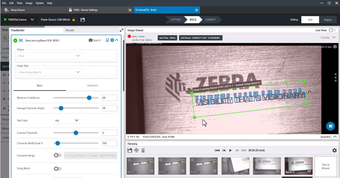 Zebra OCR Wedge deep learning_Lexter