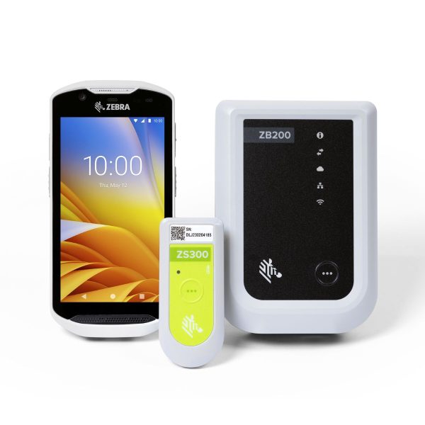 Sensore elettronico ZS300 con ZB200 integrato con terminale TC53 per tracciare i prodotti nella supply chain