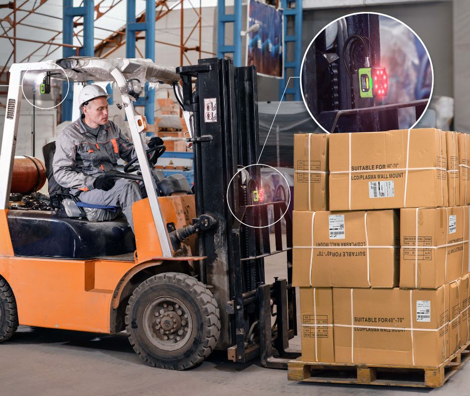 Sistemi di visione industriale Zebra nel muletto in magazzino_Lexter